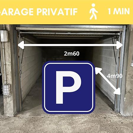 Apartament Le Sacre - Centre - Cour Privative - Parking Reims Zewnętrze zdjęcie